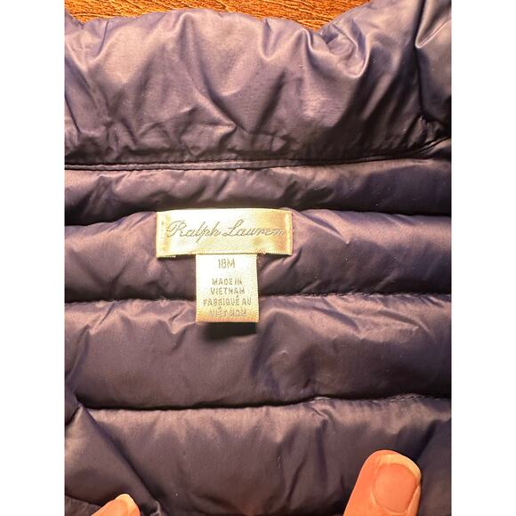 Ralph Lauren down alternative puffer vest infant size 18m - Picture 3 of 4